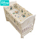 
Disney (Disney) crib bed fence anti-collision soft pack pure cotton A-class children's splicing bed fence blocking baby bedding kit custom made fairy tale bear 56 long 30 pieces tall