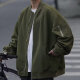 ZHIDOUDOUPOU复古港风夹克男潮牌青少年学生校园痞帅薄款外套情侣上衣服男 ltt-7374灰色 M