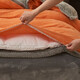 Antarctic quilt core cover integrated detachable wash quilt Beibei velvet single and double winter quilt milk velvet thickened student dormitory bedding [detachable washable quilt cover + quilt core] orange 150*200cm/about 6.5 Jin [Jin equals 0.5 kg] [Autumn and winter quilt]