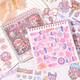 Ziyi Aki Jiang Starry Sky Sticker INS de alto valor Adhesivo Adhesivo Autoadhesivo Lágrima enorme y gruesa Cuenta de cuentas de mano Linda Educativa Custenta para niños de bricolaje Diy Cuenta de oro Estampado de oro y recubrimiento Libro Starry Sky-Pet (libre de recorte)