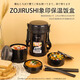 Zojirushi Japan imported Zojirushi insulated lunch box extra long insulated Japanese lunch box microwave oven insulated bucket XE20/GH18 black with lunch box bag 3 layers 2L