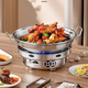 Spade Really Thickened Stainless Steel Large Alcohol Stove Alcohol Pot Household Hot Pot Dry Pot Soup Pot Dry Boiler Complete Set Covered Dry Pot + Stove 28cm