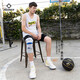 Rigorer-Basketballschuhe Flüsse Generation Herren mit niedrigem Top atmungsaktiven nicht rutschfesten Kee-resistenten Schockpolster in Innen- und Outdoor-Sportschuhen 13-17rings 43 (270 mm)