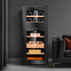 CIGARLOONG 18C cigar cabinet with constant temperature, moisturizing and mute, independent dual-temperature cedar wood shelf, touch screen control, energy-saving household red wine cabinet, serving red wine and cigars