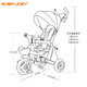 BABYJOEY British children's tricycle folding baby 1-5 years old stroller bicycle rider TT56 black