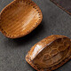 Zixiangtang Natural Turtle Shell Fu Jia Yifang Tea Chinese Bamboo Weaving Appreciation Tea Lotus Tea Set Tea Ceremony Accessories Wake Up Teaspoon Teaspoon