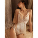 Admiration Autumn and Summer Women's Sexy Pajamas Admiration Autumn and Summer Underwear Mood Home Clothes Tassel Pure Desire Suspender Nightgown Girlfriend's Private Room Wine Red XL170 Recommended Weight 130-150 Jin Jin is equal to 0.5 kg