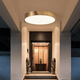 High-quality all-copper villa entrance ceiling light waterproof insect-proof entrance door light outdoor door front light outdoor terrace sun new X3889 ceiling light small 30cm/three colors adjustable