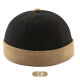 Fun Landlord Hat Men's Spring and Autumn Melon Skin Hat Men's Landlord Hat Women's Trendy Brand Middle-aged and Elderly Retro Hip-Hop Noble Flip-Flip Yuppie Hat Watermelon Hat 15831 Dark Blue Can Adjust (56-60CM)
