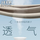 吉普（JEEP）高档冰丝抗皱男士休闲裤夏季薄款宽松直筒运动高腰垂感阔腿长裤 蓝灰 XL 【适合152-162斤】