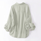 Cypress Shirt à manches longues 2025 automne nouvelle chemise de tempérament à tempérament à revers unique mince des femmes