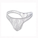 Adult Beauty Private Shipping Men's Lace Transparent Sexy T-Tong Sexy Triangle Lace Transparent Men's Love Black M
