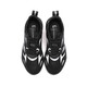 Armani (ARMANI)EA7 Men's Mesh Lace Thick Sole Casual Sneaker Gift Men X8X070 XK165 M826 Black Silver Eagle Logo 43.5 Brand Original Code 43 1/3