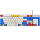 罗技（Logitech）K845机械键盘 游戏办公键盘 全尺寸背光电竞有线键盘 TTC轴系列 节日礼物 K845青轴-蓝白高达