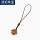 Ding FEI peach wood bell pendant mobile phone chain hanging ornament pendant cute men and women personalized U disk lanyard key creative gift hanging peach wood A25-102