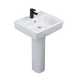 Pilibala household wash basin integrated column basin floor-standing bathroom wash basin wash basin hand table A-style column basin + single-cold set