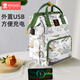 Sac de maman Xin'an Dai, voyage à double épaule, grande capacité, sac à lait maternel multifonctionnel, paysage léger et pratique