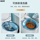 Meikejie butt washing artifact men's hemorrhoid basin bidet female male pregnant women squat-free women's special fumigation toilet basin ordinary deepened hook water blue