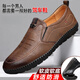 
Kabaoluo full soft leather broken-size leather shoes men's casual non-slip breathable soft-soled leather shoes middle-aged and elderly shoes black [full leather] 677 38 [Follow collection and priority delivery]