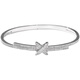 Fat Donglai same style platinum bracelet for women full of diamonds, moissanite double cross bracelet, simulated diamond versatile bracelet, sterling silver