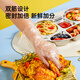 Cui Dahuang Disposable Gloves Children's Yellow Duck Co-branded PE Material Thickened Food Grade Leak-proof Children's Model 3-6 Years Old 100 Pcs