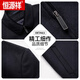 Hengyuanxiang (Hyx) Kaschmirwolljacke Herren-Revers im Winter verdickte mittlere und ältere Papa Wolle Kurzjacke High-End 2126 Hidden Blue 185