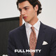 
FULL MONTY [Italy Imported VBC] Suit jacket men's business professional wool formal suit high-end singles Navy blue 1293 48