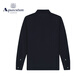 
AQUASCUTUM New Winter Men's Cotton Blended Long Sleeve Shirt Q4865EI021 Dark Blue 39 L