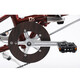 DAHON D5 folding bicycle 16-inch 5-speed retro men's and women's urban outdoor leisure portable bicycle HAC653 Chinese red