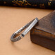 ROSENA SAMMI925 sterling silver personalized retro ethnic style silver jewelry pure hand-woven fashion trendy brand bracelet bracelet for men and women 170Jin Jin equals 0.5kg and above-22cm