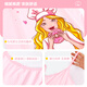 Barbie Girls Nightgown Pajamas para niños Summer Algodón delgada Baby Home Ropa x6210b rosa 130