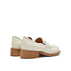 
The same style as Dong Jie in Toffee Spring New Toffee Cowhide Loafers Small Leather Shoes for Women 15906AA4 Beige 34