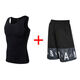 Zhong Asi sports tights men's vest long and short sleeve sweat-absorbent quick-drying breathable basketball running training fitness clothing base pure black waistcoat L Zhong Asi sports tights men's vest long and short sleeve sweat-absorbent quick-drying breathable basketball running training fitness clothing base pure black waistcoat L