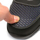 Saivenalao Zapatos de acero de acero de verano para hombres Saqueros anti-shingsing y anti-Punteos Aisajamiento transpirable y anti-ondoro