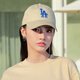 MLB帽子男女软顶棒球帽虞书欣明星同款运动鸭舌帽3ACP6601N-07BGS-F
