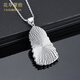 Flowers and grass are covered with platinum Guanyin pendant, platinum men's PT950 platinum pendant, simple and fashionable platinum pendant, men's necklace, men's platinum Guanyin pendant weighs about 10 grams