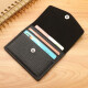 Irfankadi ultra-thin small card holder men's genuine card holder bank card card holder storage bag female card holder card bag business card holder business black