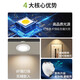 Sanxiong Aurora LED downlight spotlight ceiling factory office exhibition hall living room ultra-thin corridor embedded ceiling downlight 3W 2.5 inch opening 65mm-70mm warm white (4000K)