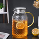 MULTIPOTENT glass set cold drink cup juice cup milk cup 2L cold kettle forest 1 pot 4 cups with bamboo tray