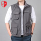 
JP Outdoor Men's Vest Multi-Pocket Casual Working Vest Thin Quick-Drying Horse Clip 2677 Khaki M (suitable for 110Jin [Jin equals 0.5 kg]-125Jin [Jin equals 0.5 kg])