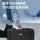 得力9904碎纸机 大容量多功能碎纸机 高续航高保密办公碎纸机 碎光盘4级保密/连碎8张 20L 黑色