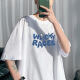 GTYUWVG【9859人收藏】纯棉男士2024夏季新款T恤韩版潮流ins港风学生 黑色T恤【GK小熊】 XL
