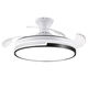 Smart Voice App Light Luxus unsichtbarer Lüfter Licht Schlafzimmer Esszimmer Wohnzimmer Lüfter Licht HP-9758 [Top-Konfiguration] Volles Spektrum RA98 [Smart Model] Elf + Voice +