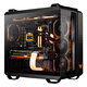 AMD Asus family bucket Ryzen R9 9950X assembled computer host RTX5080 game live broadcast AI design rendering editing host desktop complete machine diy assembly machine R9 9950X+RTX5080 host丨Configuration six host kit
