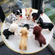 Puppy Assemblage des blocs de construction avec des difficultés élevées et des blocs de construction super grands assemblage de puzzle Garçons cadeau d'anniversaire Nouvel An Corgi 1098+