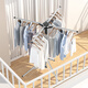 Baoyouni Baby Kleidung Trocknungsregal bodenhaftes Klapptuchregal Kinderkleidung Trocknungsregal Badetuch Rack Baby Windel Rack Kleidung Cross Telescopic Faltmodell DQ9227-1