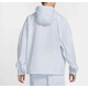 
Nike (NIKE) men's outdoor half zipper long sleeve drawstring woven hooded pullover jacket FN3893-043 light blue S/165