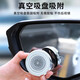 华饰倒车镜小圆镜后视镜汽车倒车辅助镜反光镜盲区360度超清吸盘式 银色[一对装]