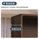 Shousheng red wine cabinet display cabinet living room partition display rack wine rack tea household wine cabinet floor cabinet display tobacco cabinet container recommended wilderness oak color丨four doors丨140*180