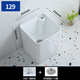 Hengmeng bathroom mini mop pool small size 30x30 household square ceramic mop pool small apartment balcony mop pool 35cm 129 square 35*35